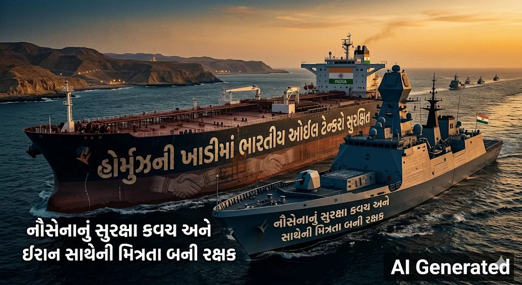 હોર્મુઝની ખાડીમાં ભારતીય ઓઈલ ટેન્કરો સુરક્ષિત: નૌસેનાનું સુરક્ષા કવચ અને ઈરાન સાથેની મિત્રતા બની રક્ષક