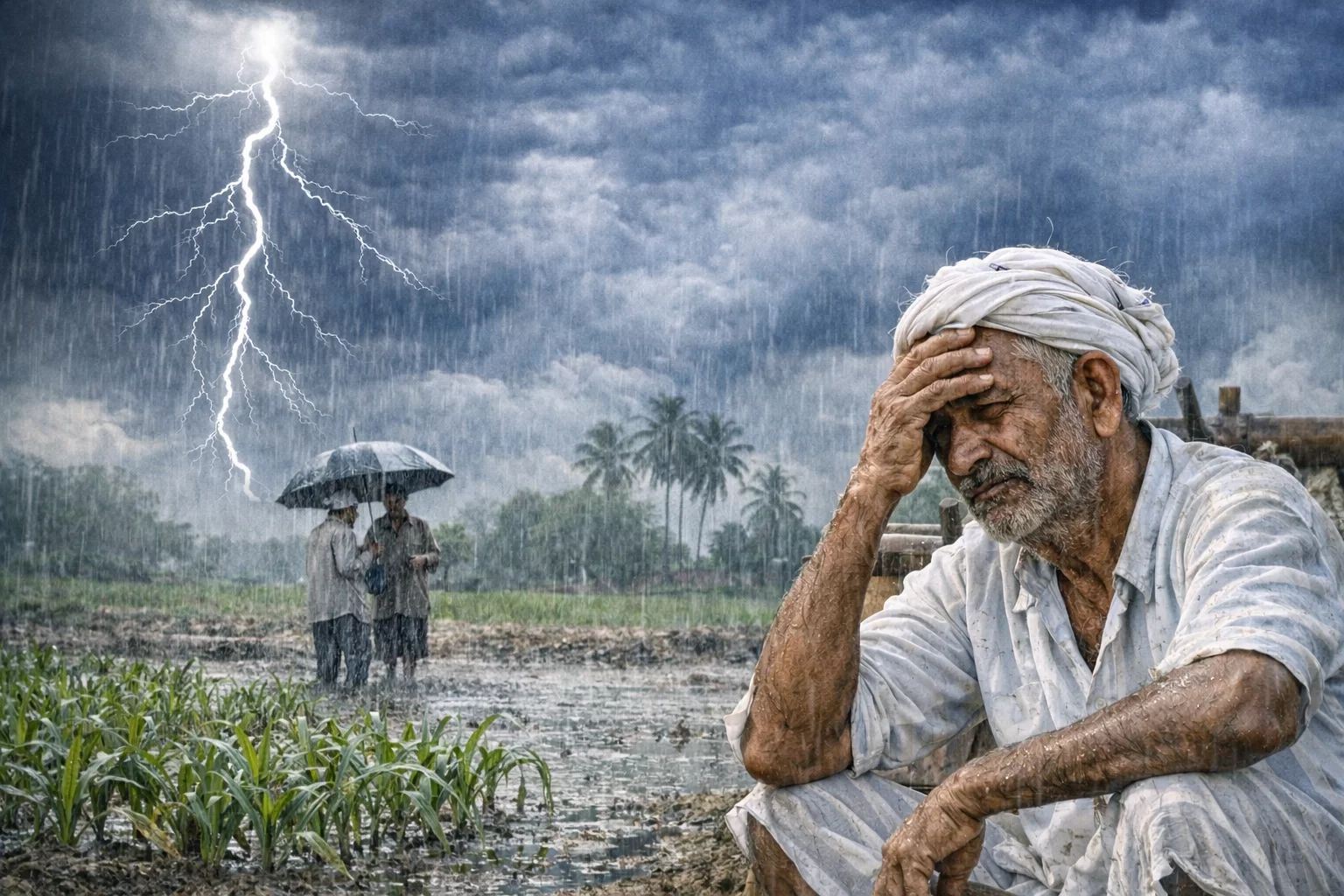 ગુજરાતમાં ફરી માવઠાની આગાહી: 3 દિવસ વીજળીના કડાકા સાથે વરસાદ, ખેડૂતોમાં ચિંતા