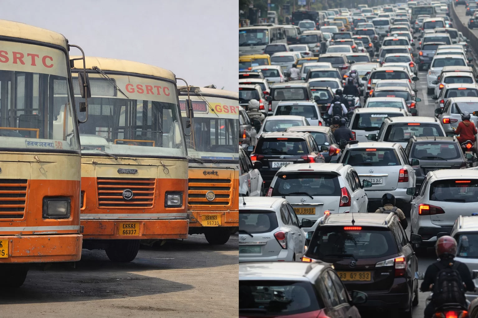 ગુજરાત ST નિગમ પર 4000 કરોડથી વધુનો ભાર, ખાનગી વાહનોનો વધતો દબદબો