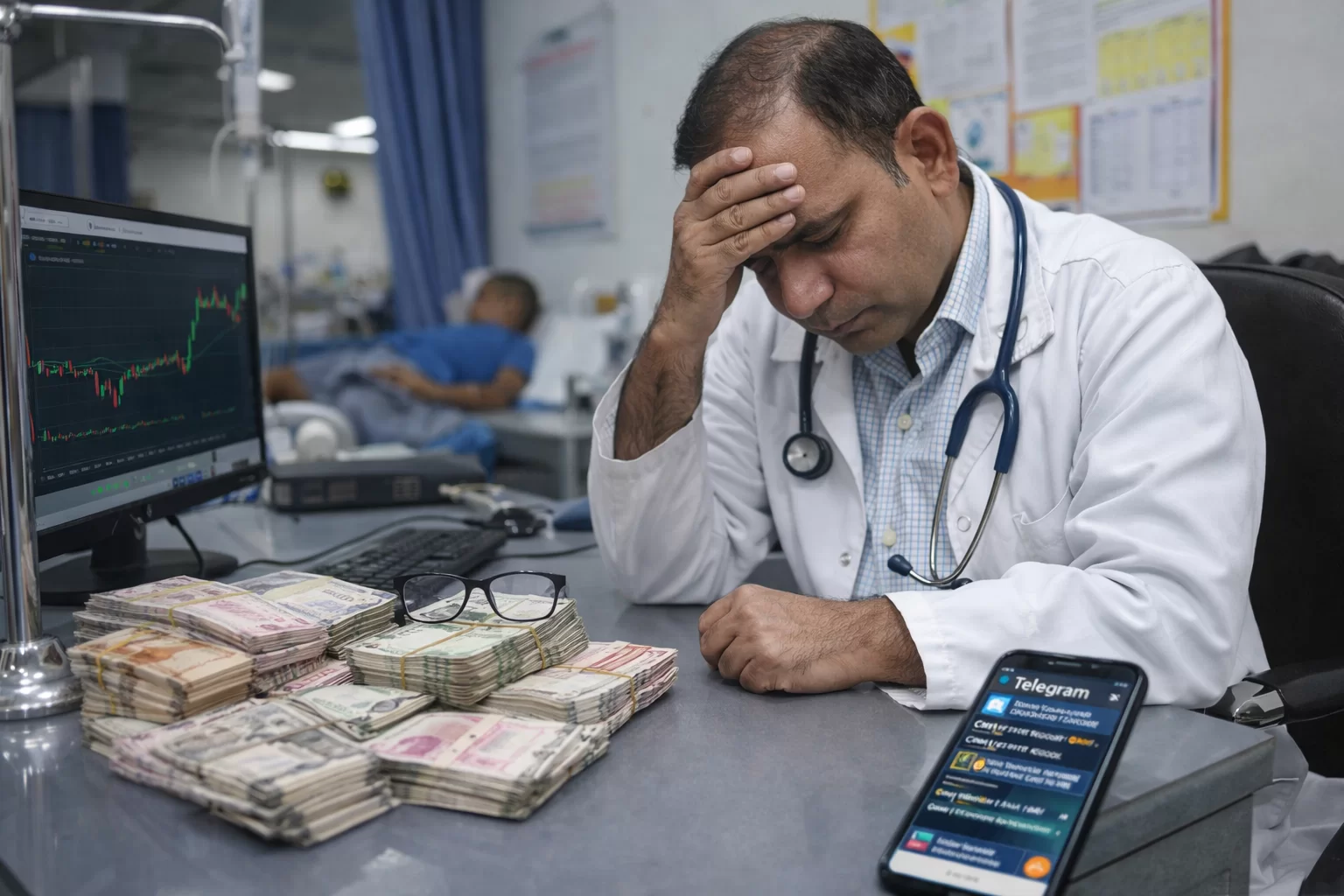 ટેલિગ્રામ ટ્રેડિંગના નામે મોટું કૌભાંડ, સિવિલ હોસ્પિટલના પ્રોફેસર પાસેથી 70.65 લાખની ઠગાઈ