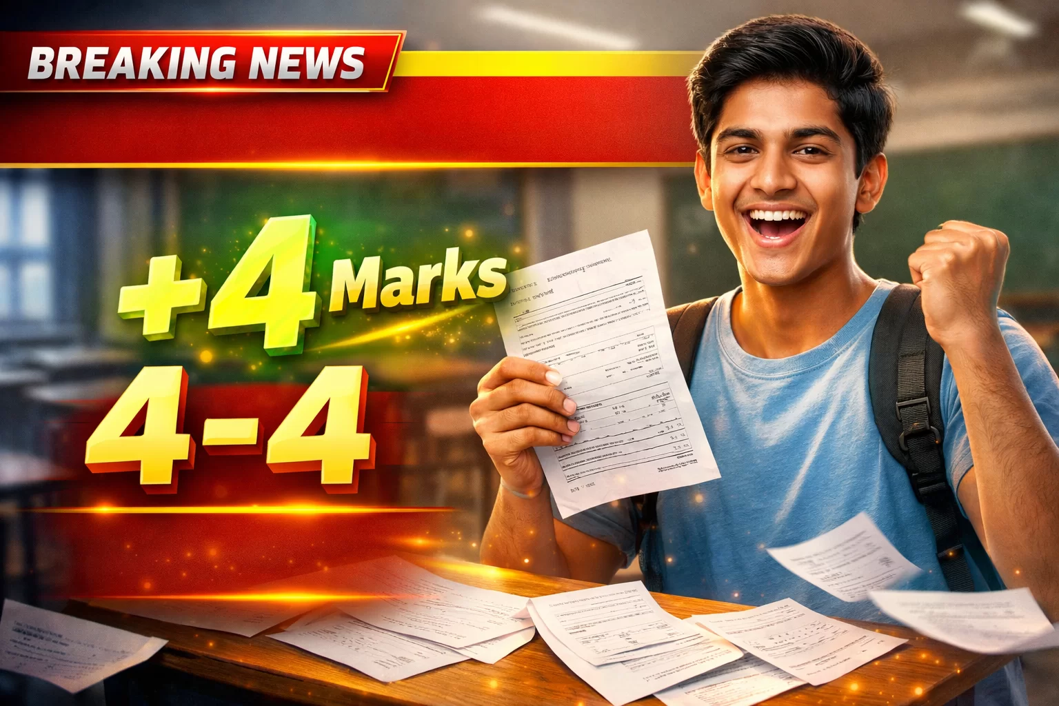 ધોરણ-12 બોર્ડ પરીક્ષાને લઈને મોટી જાહેરાત: વિદ્યાર્થીઓને મોટી રાહત, આ બે વિષયમાં મળશે 4-4 માર્કનું ગ્રેસિંગ