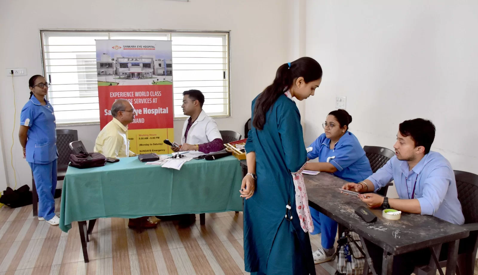 ઓડ ખાતે ચૂંટણી તાલીમમાં શંકરા આઈ હોસ્પિટલનો નિઃશુલ્ક આંખ તપાસ કેમ્પ, ૬૯ કર્મચારીઓએ લીધો લાભ