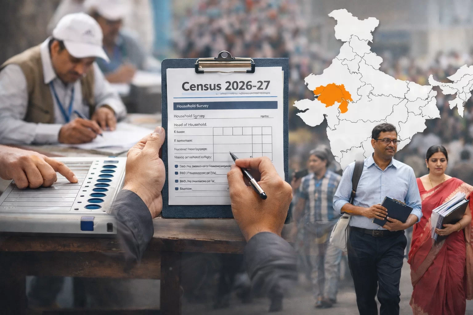 સ્થાનિક સ્વરાજ્યની ચૂંટણીને પગલે ગુજરાતમાં વસ્તી ગણતરીની કામગીરી મોકૂફ