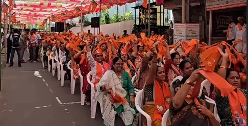 ઉમરેઠ પેટાચૂંટણી: હર્ષદ પરમારના નામાંકન પ્રસંગે ભાજપનું ભવ્ય શક્તિપ્રદર્શન, કાર્યકરોમાં ઉત્સાહ