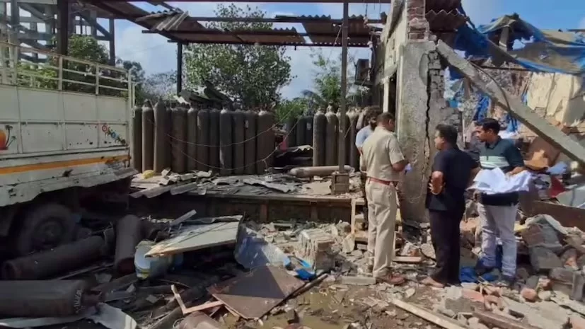 સેલવાસમાં પ્રચંડ ધડાકો: નાઈટ્રોજન સિલિન્ડર રિફિલિંગ વખતે બ્લાસ્ટમાં 3 ના મોત, અનેક ઘાયલ