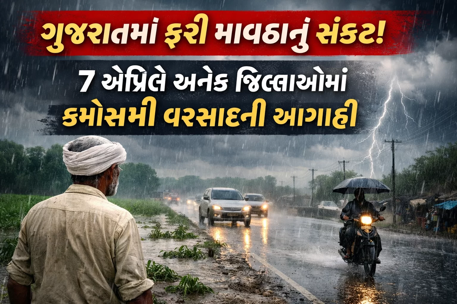 ફરી બદલાશે હવામાન! 7 એપ્રિલે ગુજરાતના અનેક જિલ્લામાં માવઠાની શક્યતા