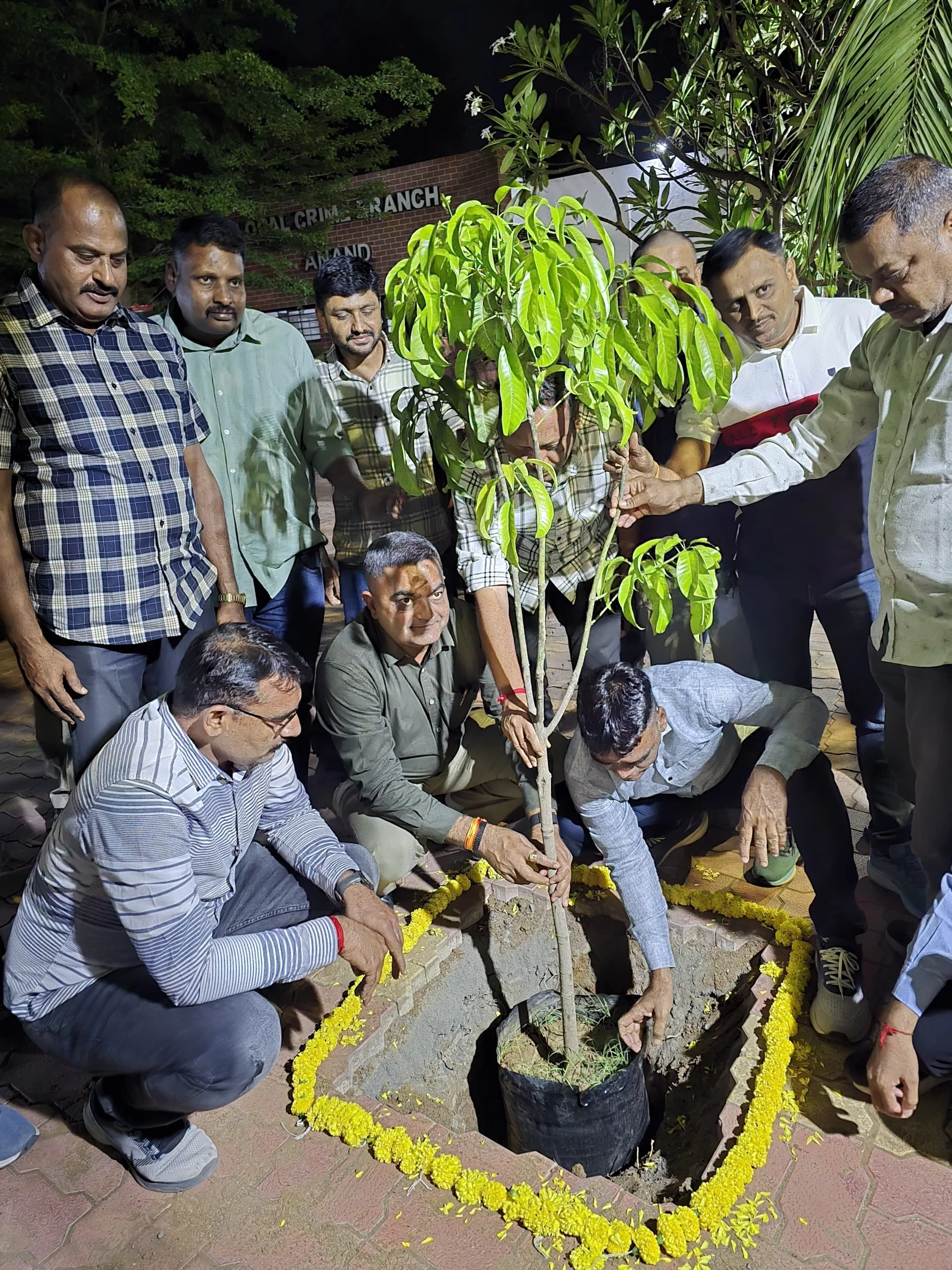 આણંદ એલસીબીમાંથી બદલી થતા વિદાય લઈ રહેલા પોલીસ ઇન્સ્પેક્ટર શ્રી એચ.આર બ્રહ્મભટ્ટની પર્યાવરણ બચાવવા અનોખી પહેલ