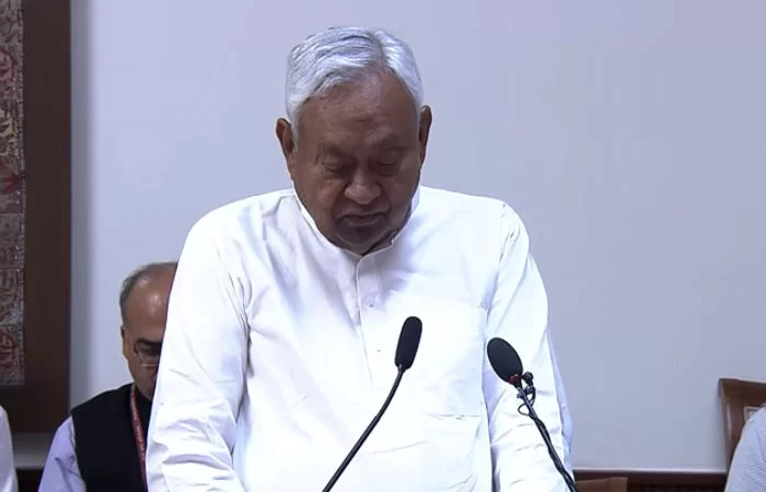 નીતિશ કુમારે રાજ્યસભા સાંસદ તરીકે લીધી શપથ, બિહારમાં નવા CM અંગે ચર્ચાઓ તેજ