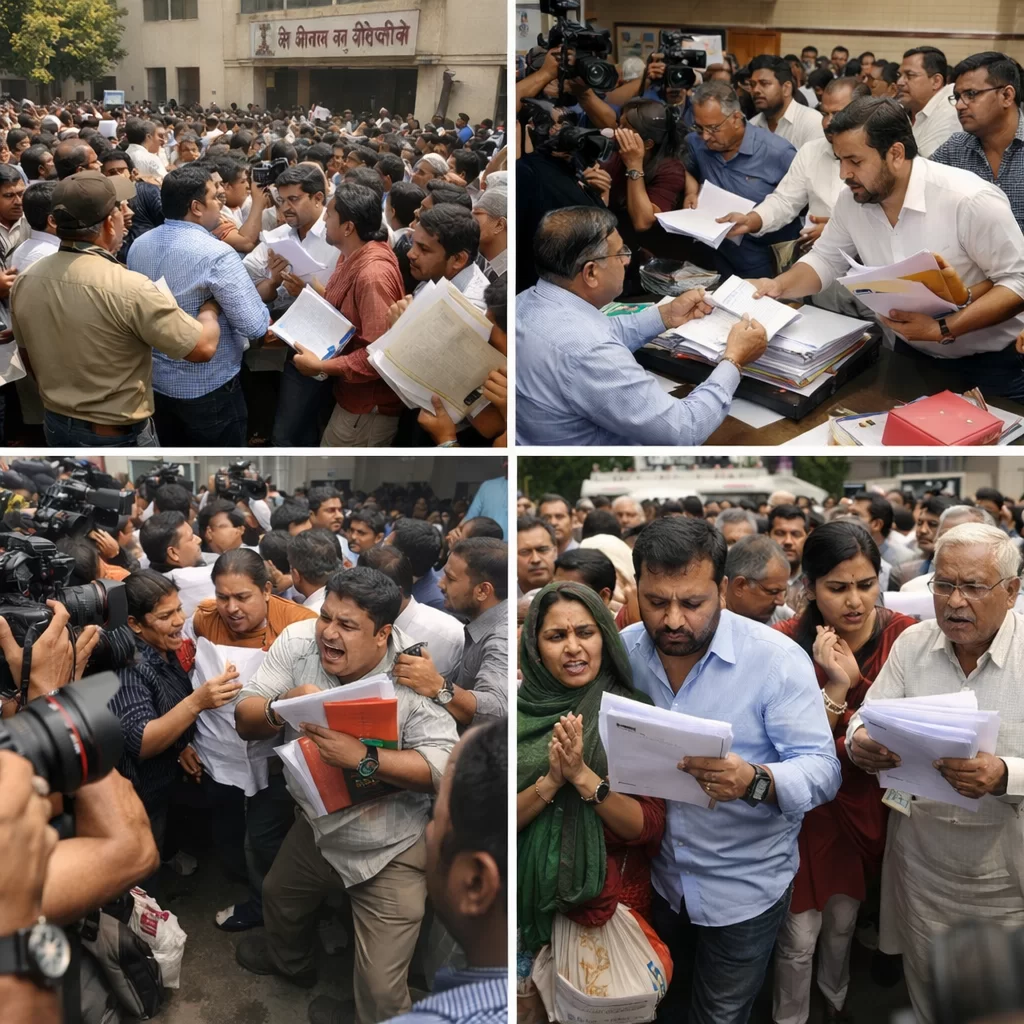 વડોદરામાં ઉમેદવારી પત્ર ભરવાના અંતિમ દિવસે ભારે દોડધામ, ડોક્યુમેન્ટ ચકાસણીને લઈને છેલ્લી ઘડી સુધી ઉચાટ