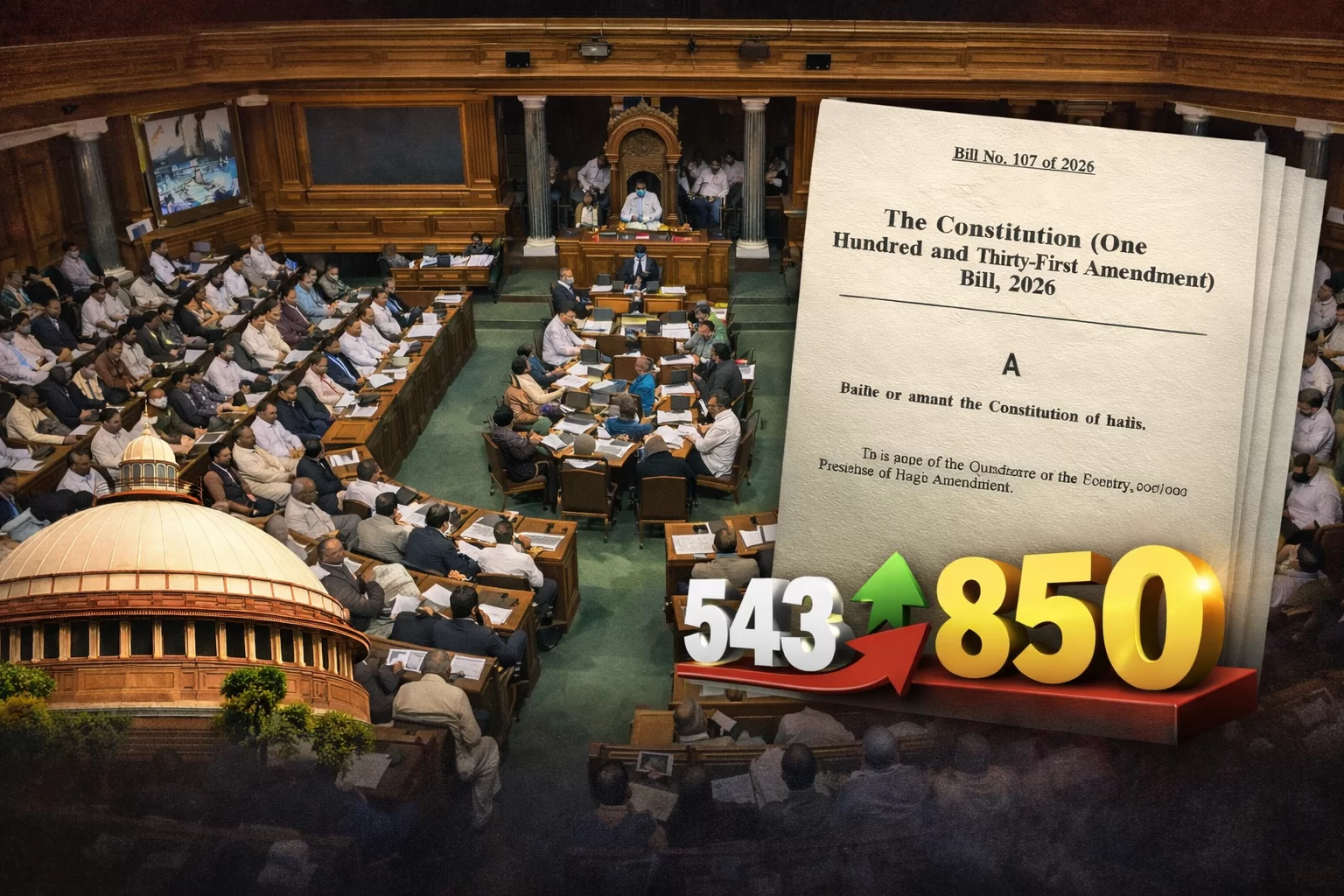 ‘131મો બંધારણીય સુધારો’ બિલ રજૂ: લોકસભામાં સભ્યોની સંખ્યા વધશે