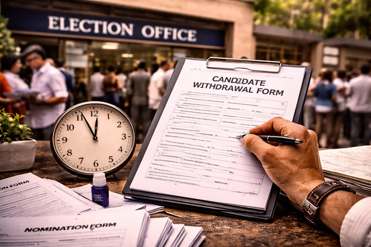 ફોર્મ પરત ખેંચવાની  અંતિમ ઘડી આજે! બપોરે બાદ સ્પષ્ટ થશે કોણ મેદાનમાં અને કોણ બહાર