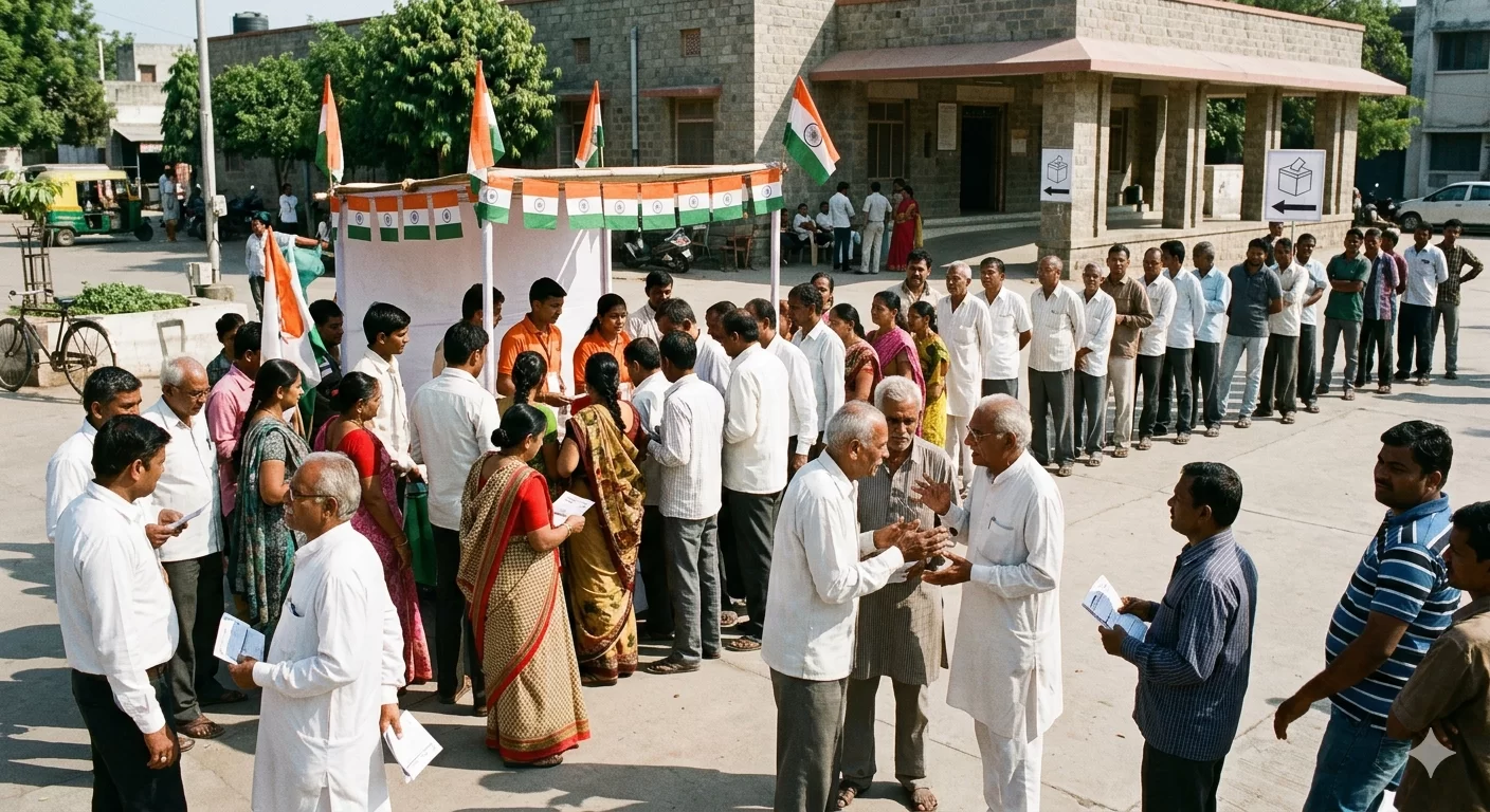ગુજરાત સ્થાનિક સ્વરાજ્યની ચૂંટણીનું ચિત્ર સ્પષ્ટ: 26,196 ઉમેદવારો વચ્ચે ખરાખરીનો જંગ, 313 બેઠકો બિનહરીફ