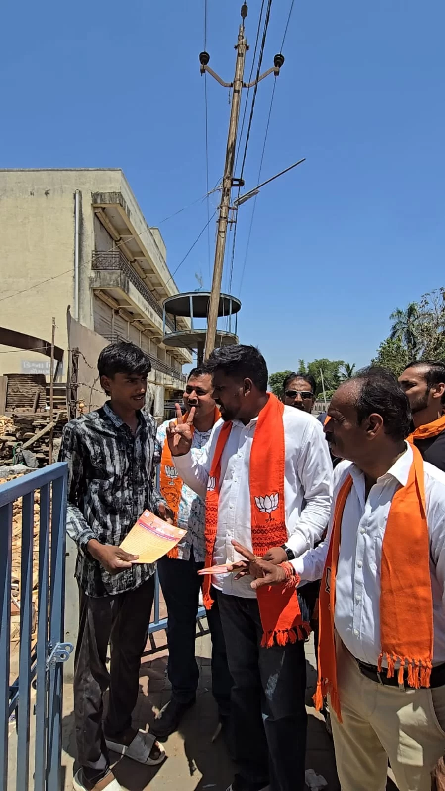 કરમસદ-આણંદ વોર્ડ 7માં ભાજપે પ્રચારનો શંખનાદ કર્યો