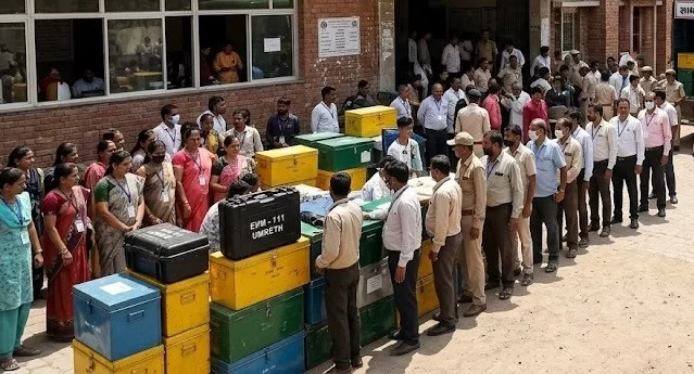 ૧૧૧-ઉમરેઠ પેટા ચૂંટણી: ડી.એમ. પટેલ આર્ટસ અને એસ.એસ. પટેલ કોમર્સ કોલેજ ખાતેથી મતદાન સામગ્રીનું વિતરણ કરાશે