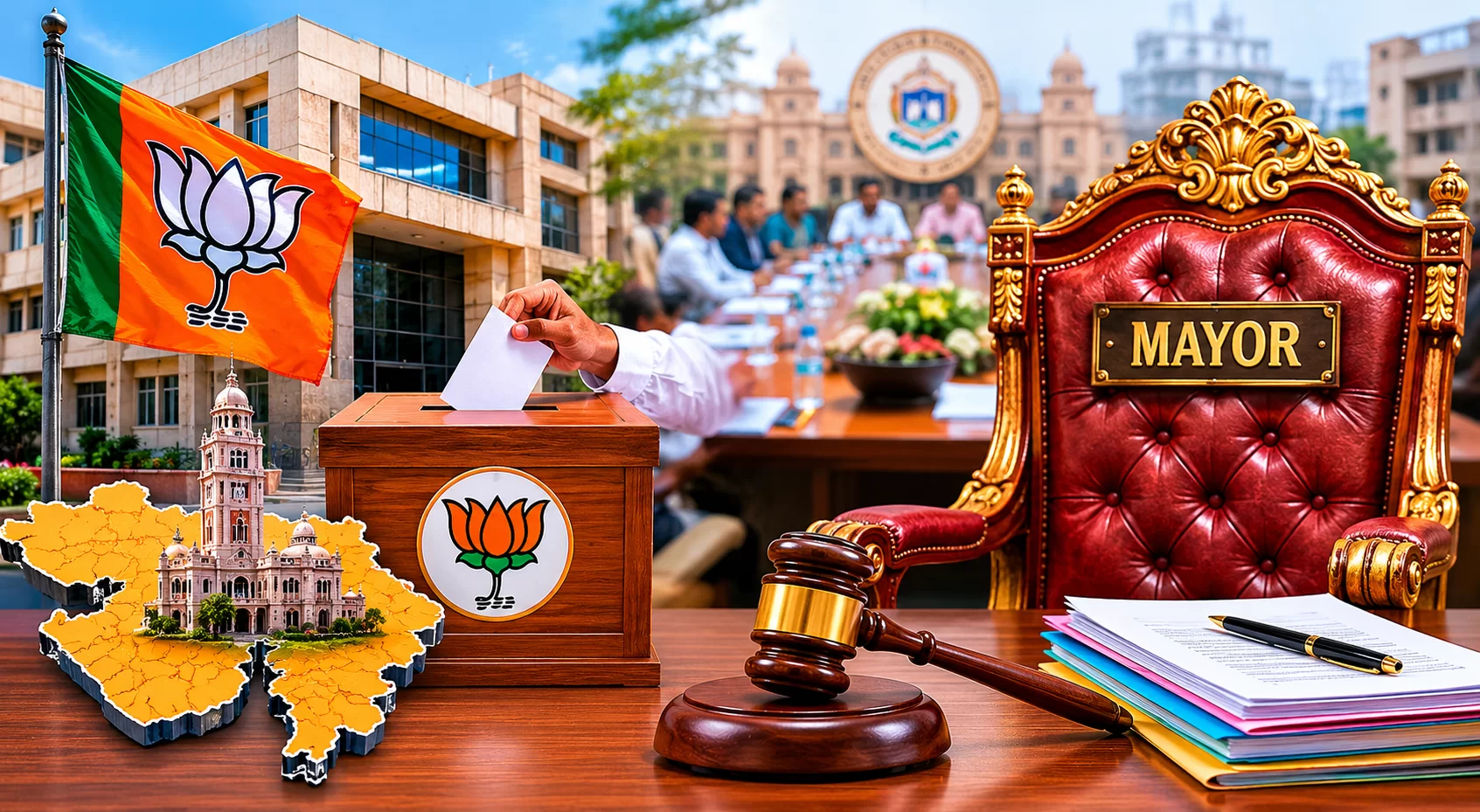 ગુજરાતની તમામ મનપાના મેયરના નામ એકસાથે જાહેર કેમ ન થયા? જાણો મુખ્ય કારણો