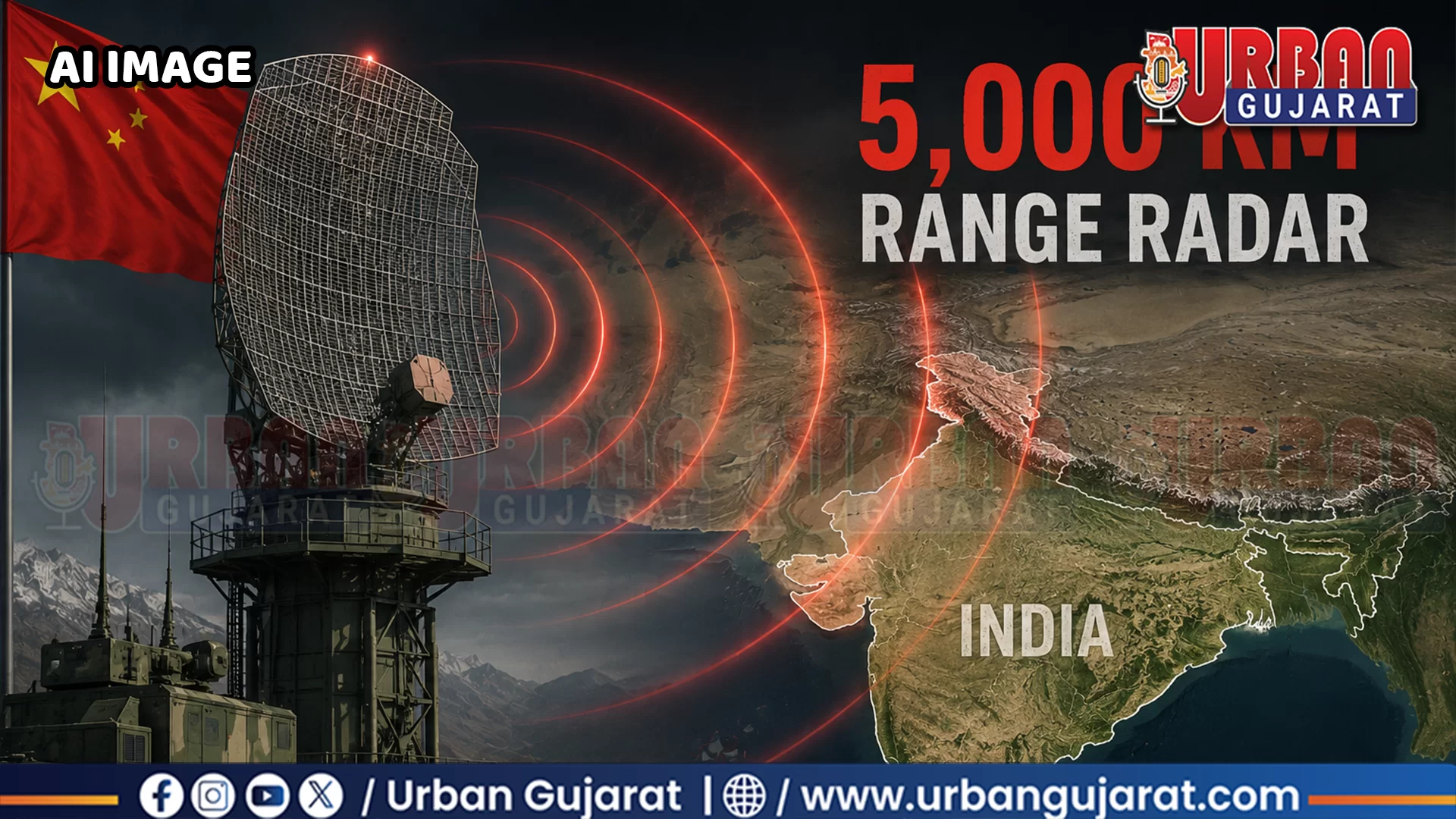 ભારત પર નજર વધારશે ચીન? 5,000 કિમી રેન્જનું અદ્યતન રડાર સિસ્ટમ સક્રિય