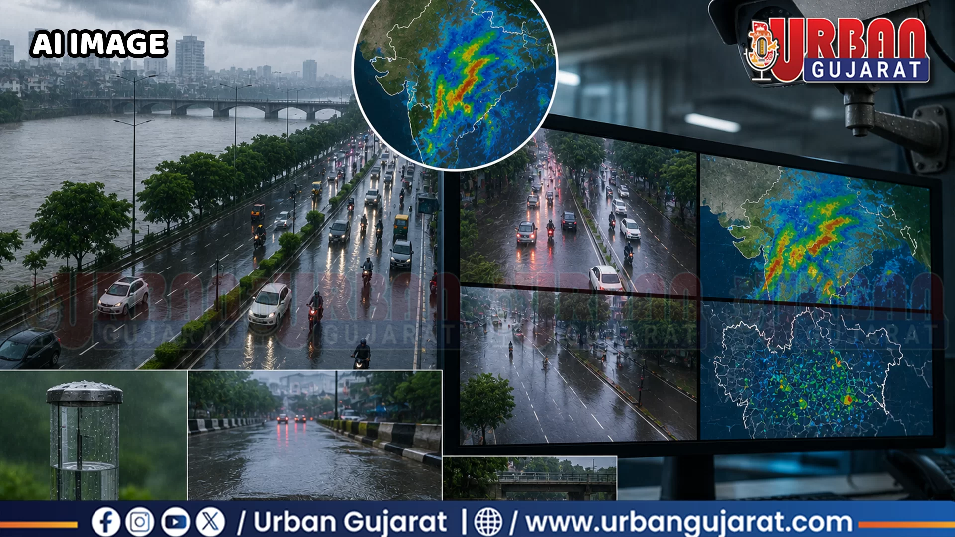વડોદરામાં વરસાદનું હવે રિયલ-ટાઈમ મોનિટરિંગ! કોર્પોરેશને લાઈવ ડેટા શરૂ કર્યો