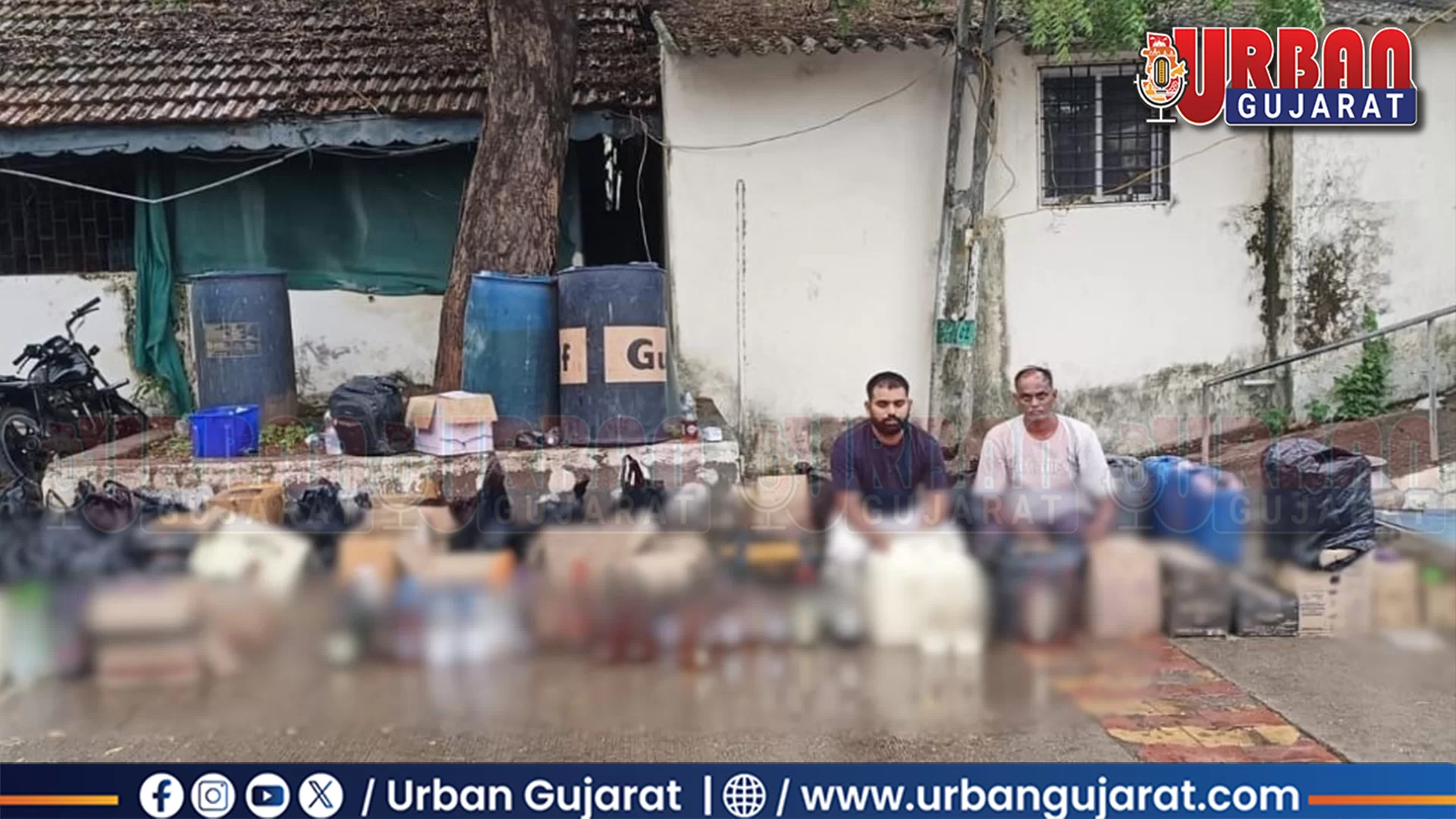 દારૂબંધીના દાવા વચ્ચે મોટો ધડાકો! સુરતના ઓલપાડમાંથી 17 લાખથી વધુનો દારૂ ઝડપાયો. 🚨