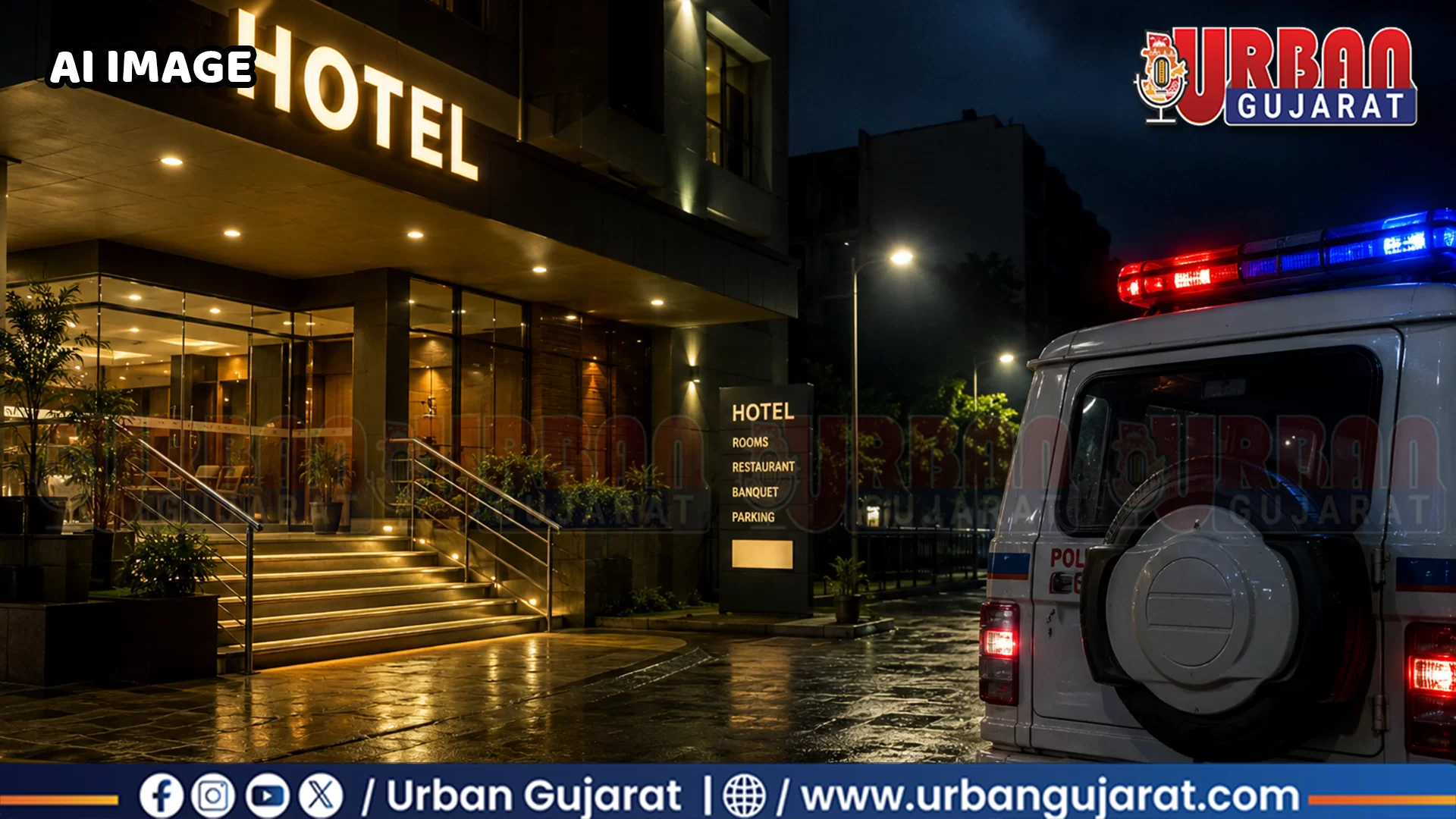 આતંકવાદી કનેક્શન બાદ પોલીસનો એક્શન! હરણીની હોટલના સંચાલક સામે કાર્યવાહી.