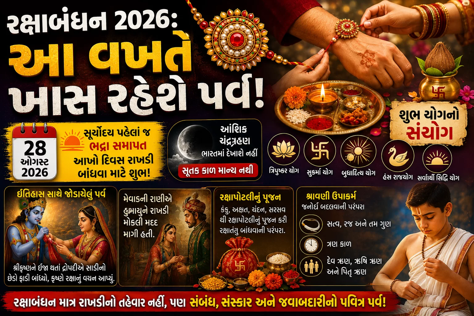 રક્ષાબંધન 2026: આ વખતે ખાસ રહેશે પર્વ