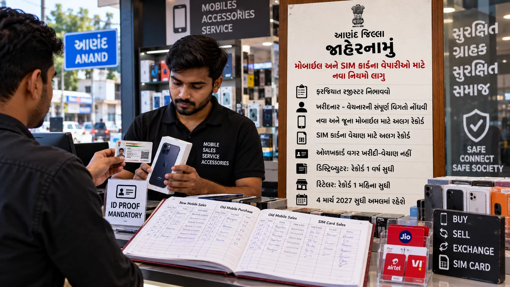 હવે આણંદ જિલ્લામાં મોબાઇલ ખરીદવો કે વેચવો એટલું સરળ નહીં રહે!