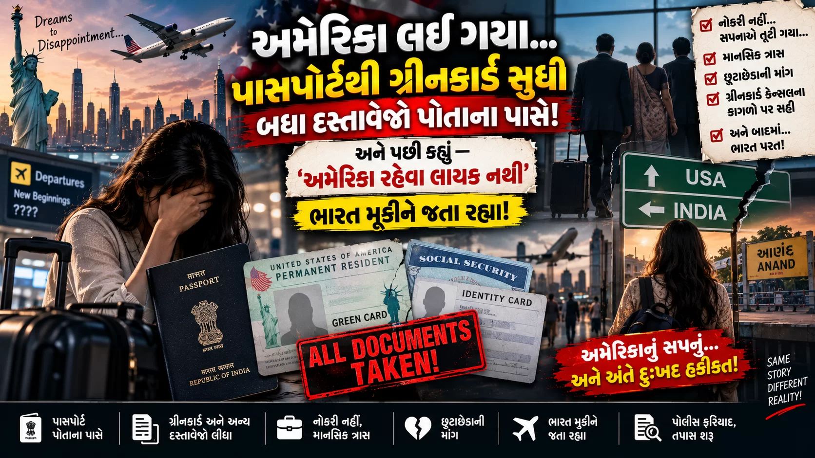 નાવલીની યુવતી સાથે અમેરિકામાં કથિત ત્રાસ, પરત આવી સાસરીયાઓ સામે ફરિયાદ!