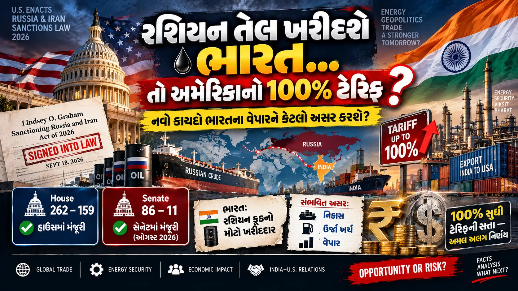અમેરિકાના આ એક કાયદાથી ભારતના વેપાર પર મોટો ફટકો પડી શકે છે!