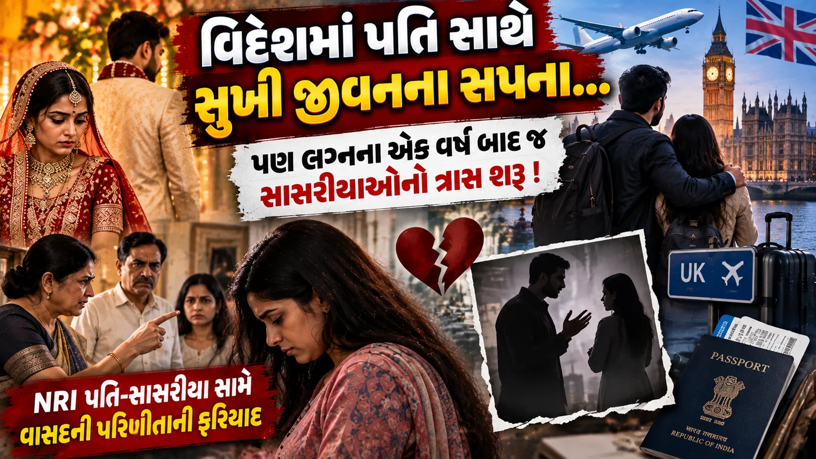 “યુકે લઈ ગયો… પછી કહ્યું ‘તું મને ગમતી નથી’! વાસદની પરિણીતાએ NRI પતિ-સાસરીયા સામે નોંધાવી ફરિયાદ”