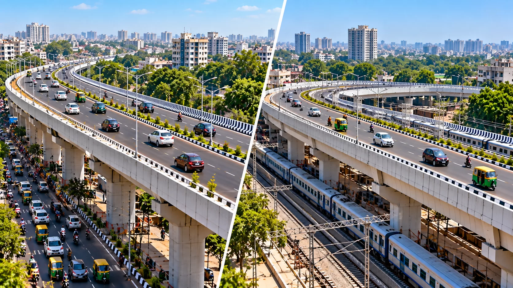 વાડજ અને મકરબા ઓવરબ્રિજનું આજે ભૂપેન્દ્ર પટેલના હસ્તે લોકાર્પણ થયું.