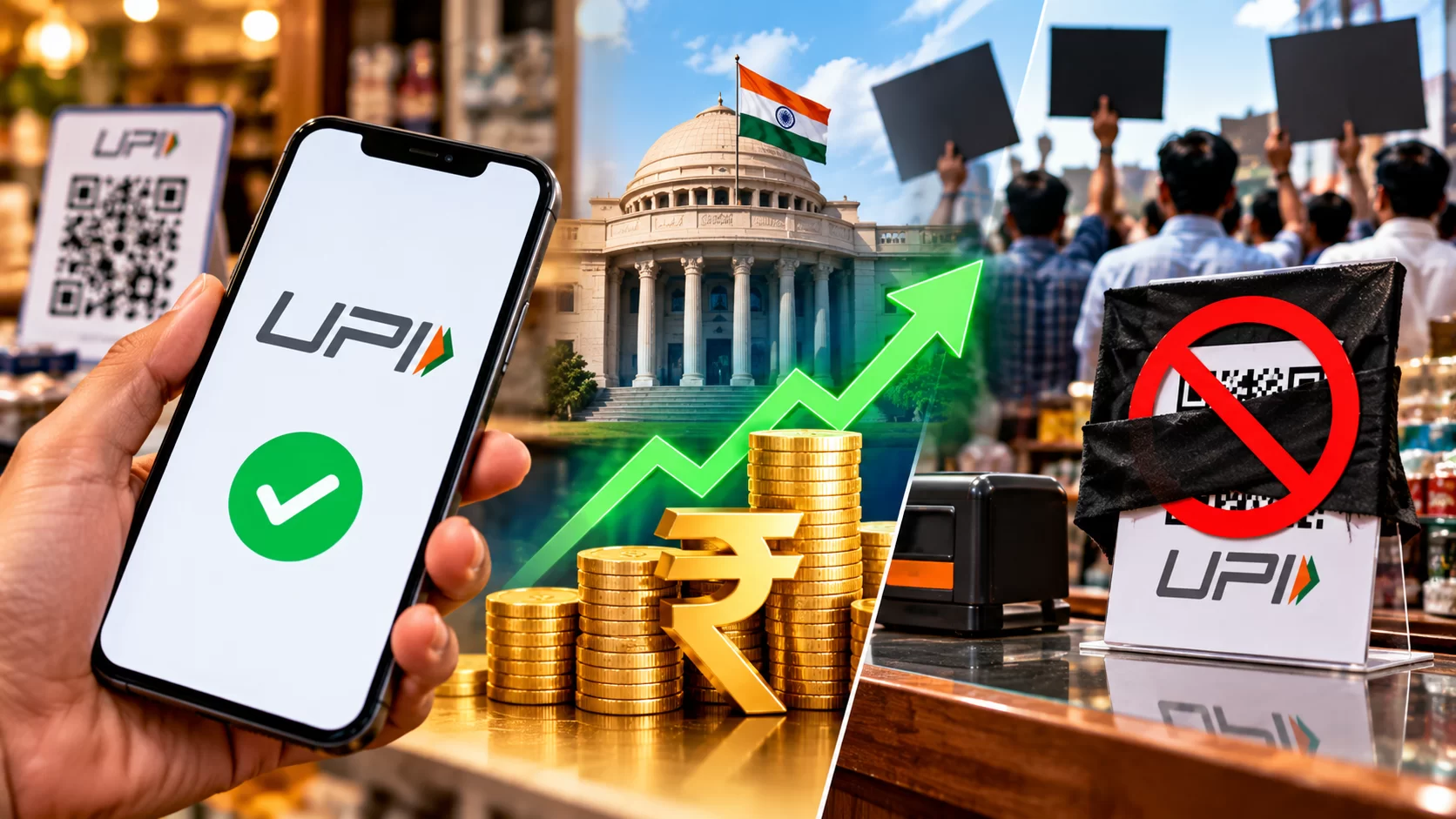 2,000થી વધુના UPI પેમેન્ટ પર 0.4% MDR, ગ્રાહકો પાસેથી નહીં લેવાય ચાર્જ; 2 ઓક્ટોબરે વેપારીઓનો ‘No UPI Day’