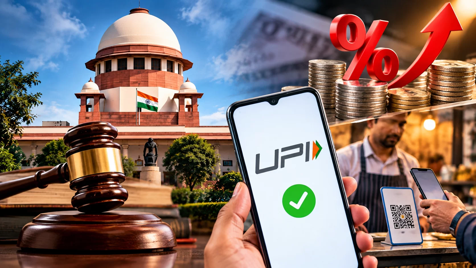 ₹2,000થી વધુના UPI પેમેન્ટ પર 0.4% ચાર્જનો મામલો સુપ્રીમ કોર્ટમાં, આજે થશે સુનાવણી