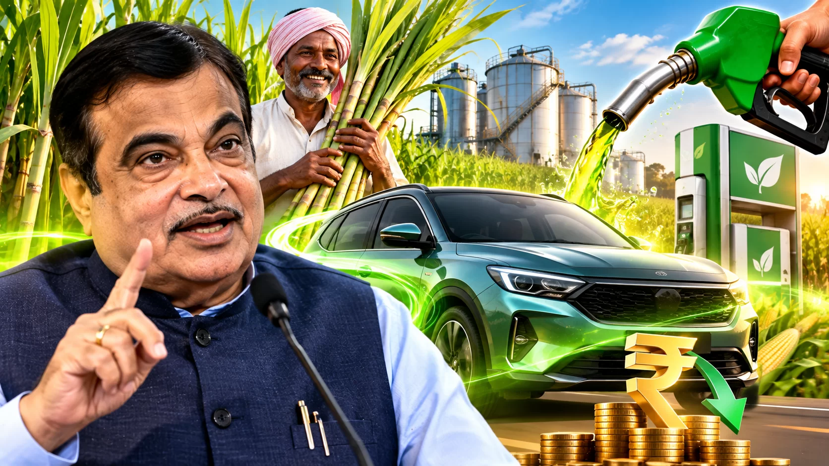 હવે પેટ્રોલ નહીં, ઇથેનોલથી દોડશે કાર? ₹25 પ્રતિ લીટર ખર્ચના દાવા વચ્ચે ફ્લેક્સ-ફ્યુઅલ વાહનો પર સરકારનું ફોકસ