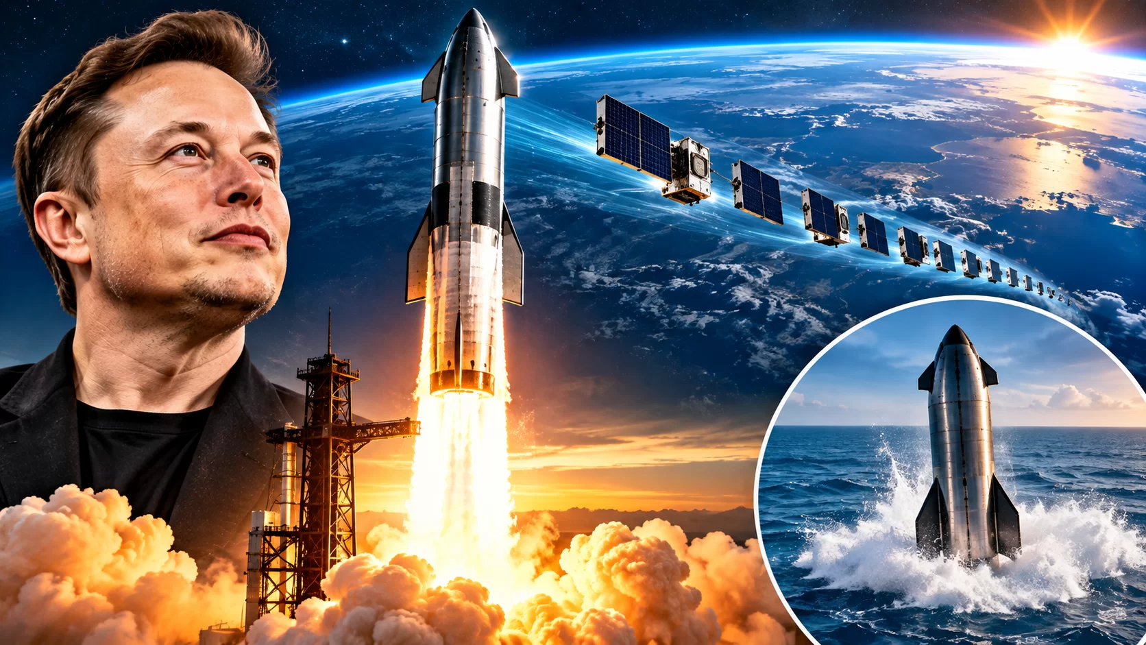 ઇલોન મસ્કની SpaceXનું Starship પ્રથમ વખત ઓર્બિટમાં પહોંચ્યું, 26 Starlink V3 સેટેલાઇટ્સ લોન્ચ