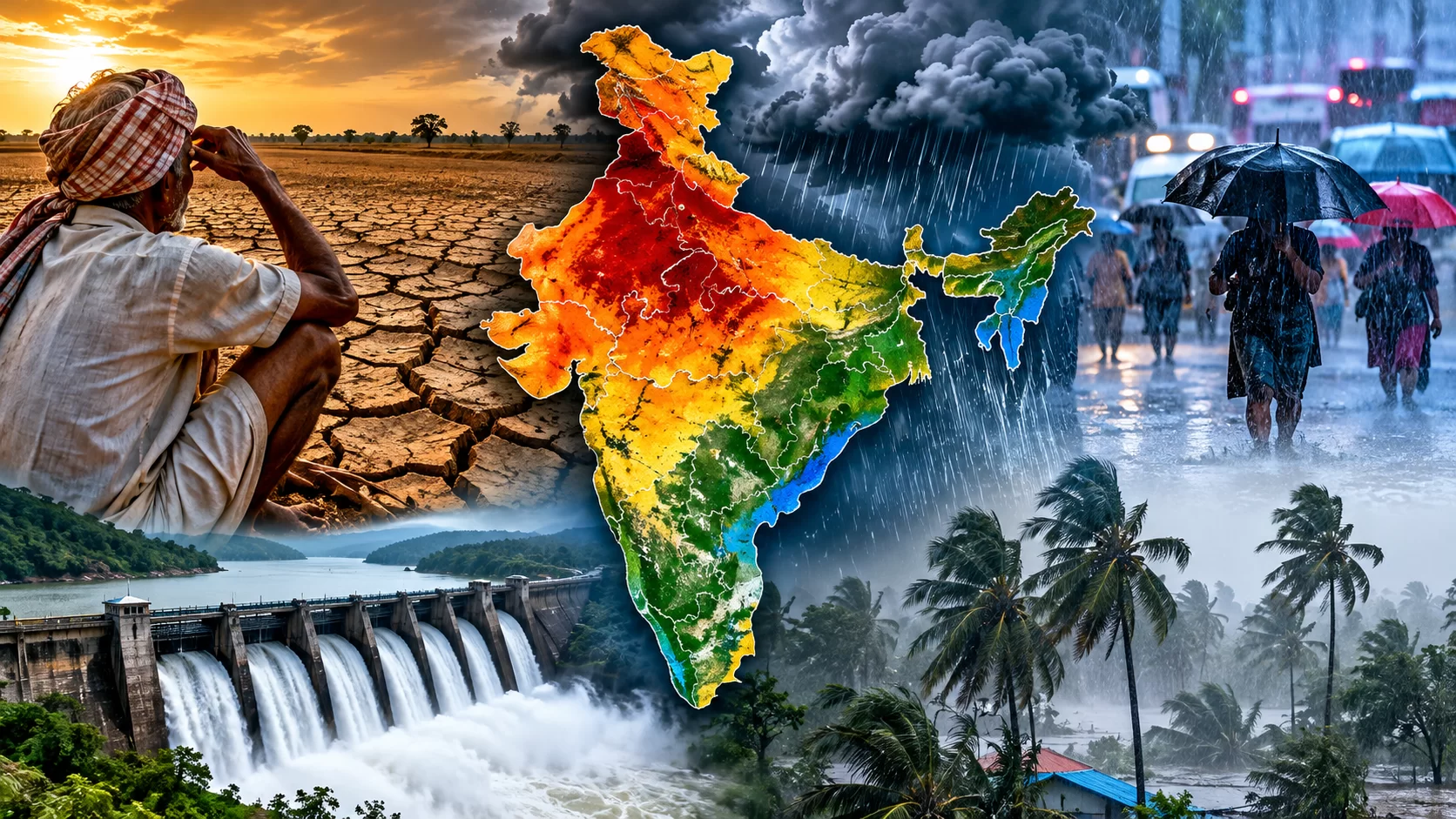 ચોમાસું-2026 સામાન્ય કરતાં 12.6% ઓછા વરસાદ સાથે પૂર્ણ, 43% જિલ્લાઓમાં વરસાદની અછત