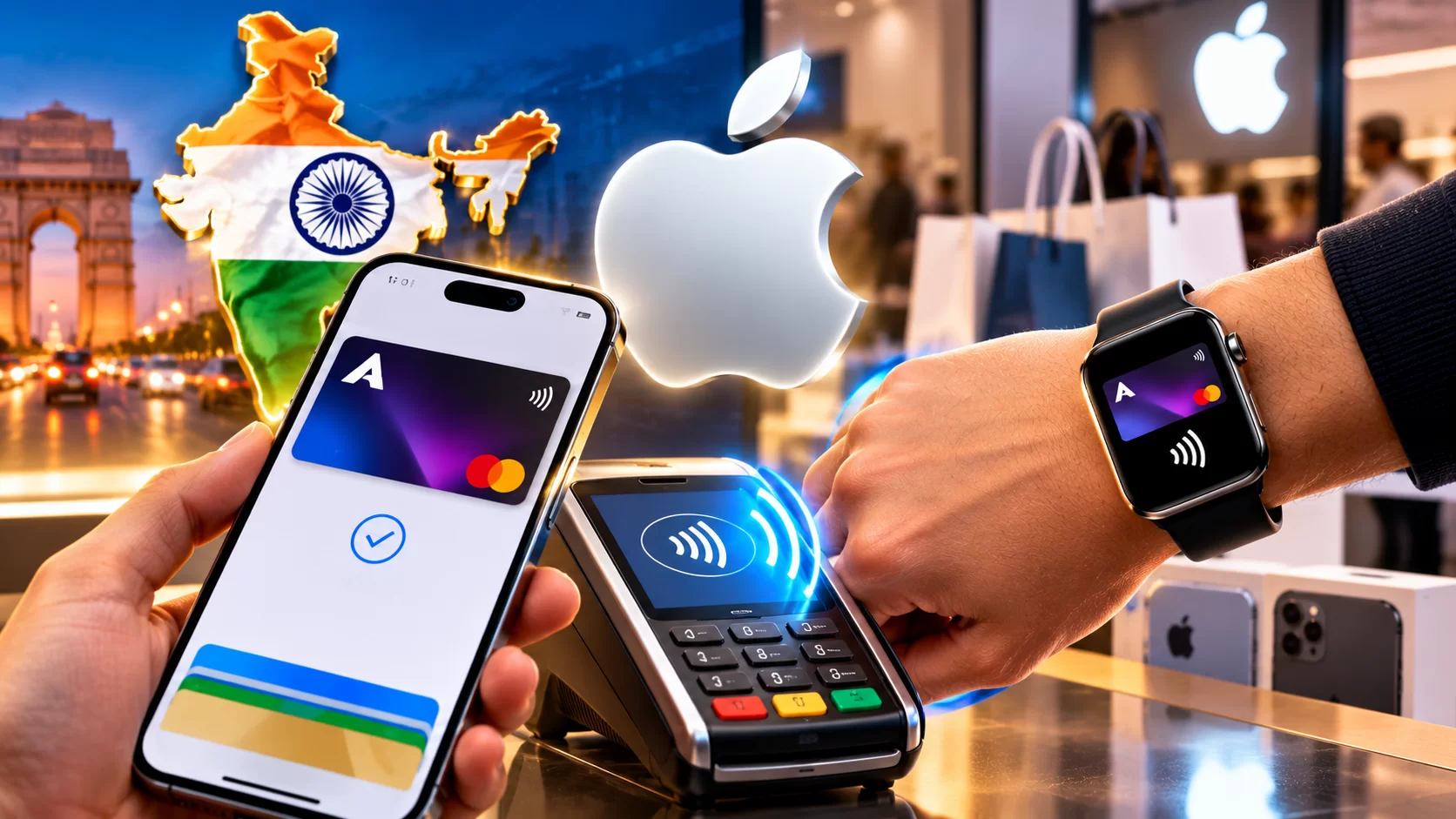 ભારતમાં Apple Payની એન્ટ્રી, હવે iPhone અને Apple Watchથી થશે કોન્ટેક્ટલેસ પેમેન્ટ