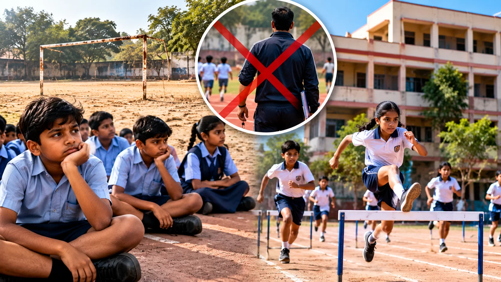 આણંદની શાળાઓમાં રમતગમતની સુવિધાઓનો અભાવ, છતાં ખેલ મહાકુંભની ફરજિયાત એન્ટ્રીથી આચાર્યો મૂંઝવણમાં