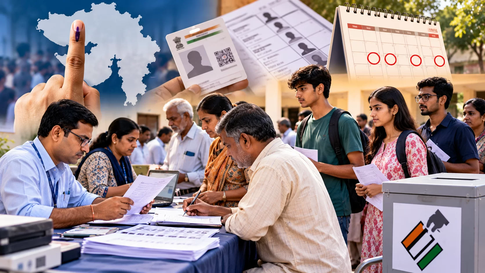 આણંદમાં મતદાર યાદી સુધારણા માટે વિશેષ ઝુંબેશ, ચાર રવિવારે મતદાન મથકો પર મળશે BLO
