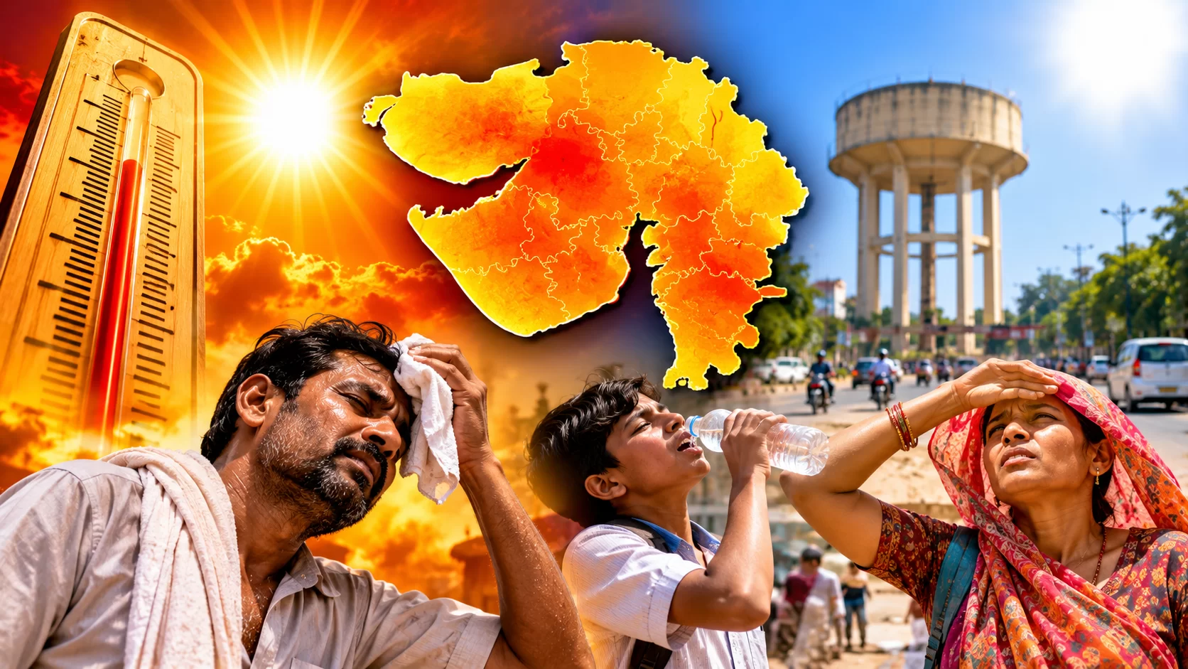 ગુજરાતમાં ઓક્ટોબરની શરૂઆત સાથે ગરમીનો પારો ઊંચકાયો, ભૂજ-ડીસા 38.6°C સાથે સૌથી ગરમ