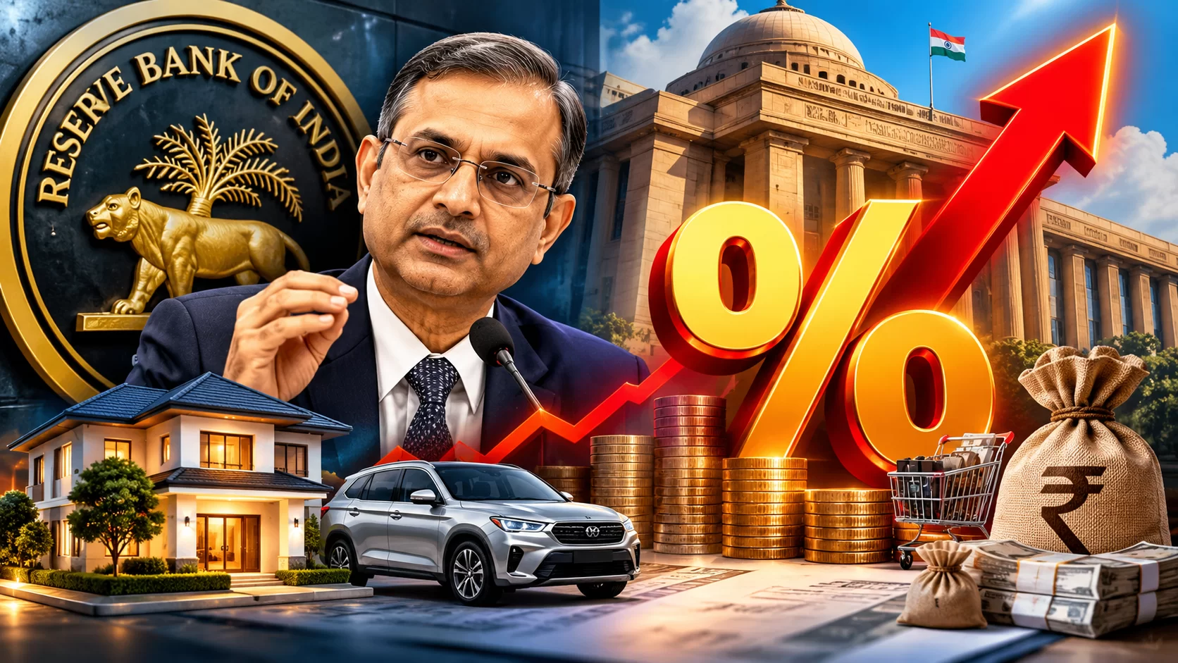 RBIનો મોટો નિર્ણય: રેપો રેટ 5.50% થયો, લોનના EMI પર પડી શકે અસર