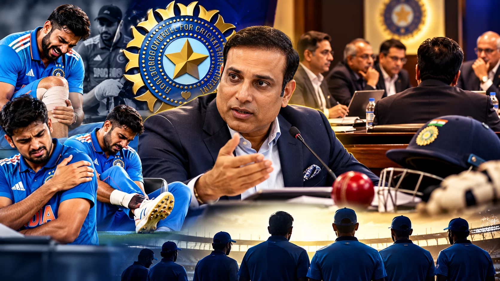 BCCIનો મોટો નિર્ણય: હવે દરેક સિલેક્શન બેઠકમાં હાજર રહેશે VVS લક્ષ્મણ, ઈજાગ્રસ્ત ખેલાડીઓ અંગે મળશે સીધી માહિતી