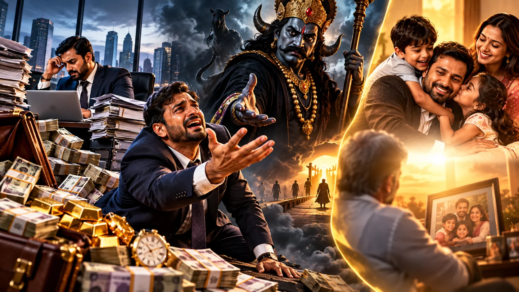 પૈસા કમાવાની દોડમાં પરિવારને ભૂલી ગયા? યમરાજની આ લોકકથા જીવનની મોટી શીખ આપે છે