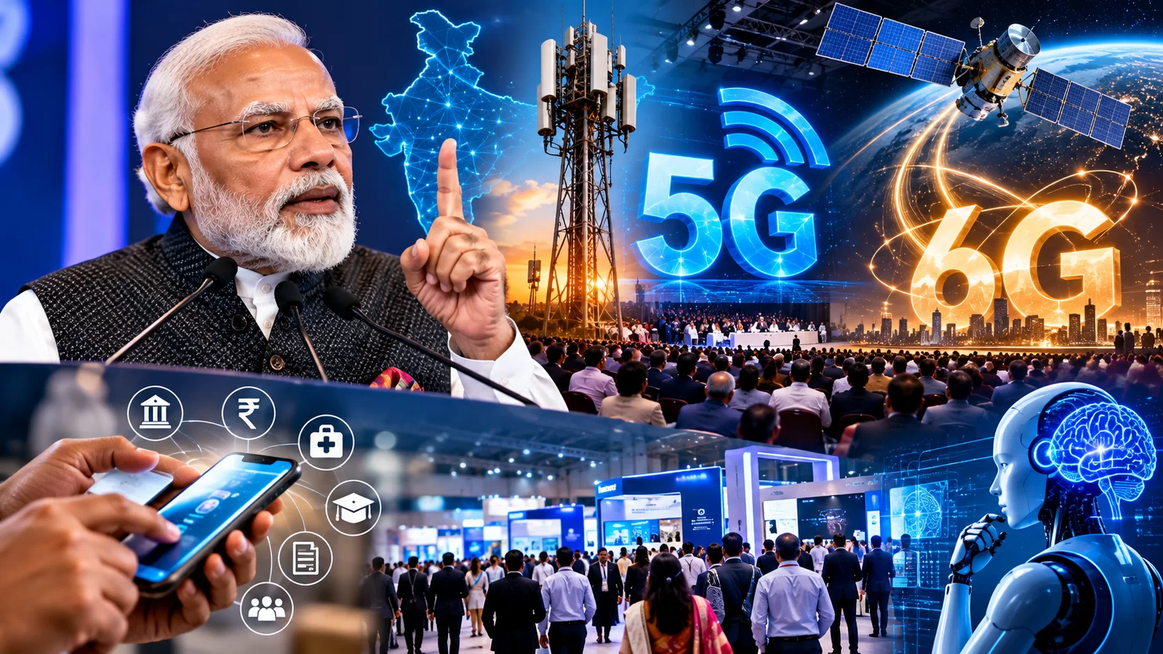 India Mobile Congress 2026: PM મોદીએ ગણાવી ભારતની ડિજિટલ ક્રાંતિની સફર, AI-6G પર રહેશે ફોકસ