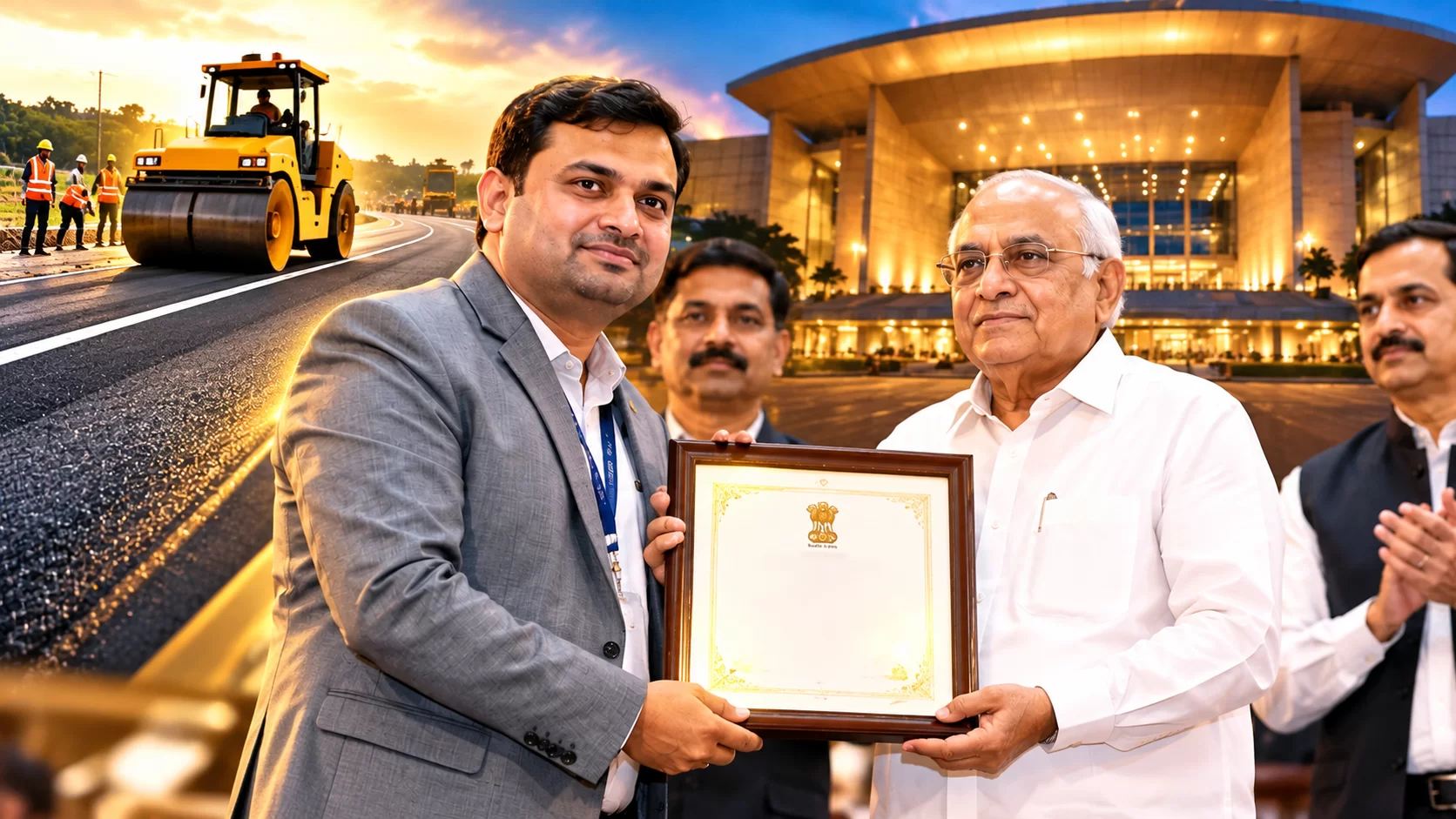 આણંદના કાર્યપાલક ઈજનેર હિતેષ એ. ગઢવીને GPI એવોર્ડથી સન્માનિત કરાયા