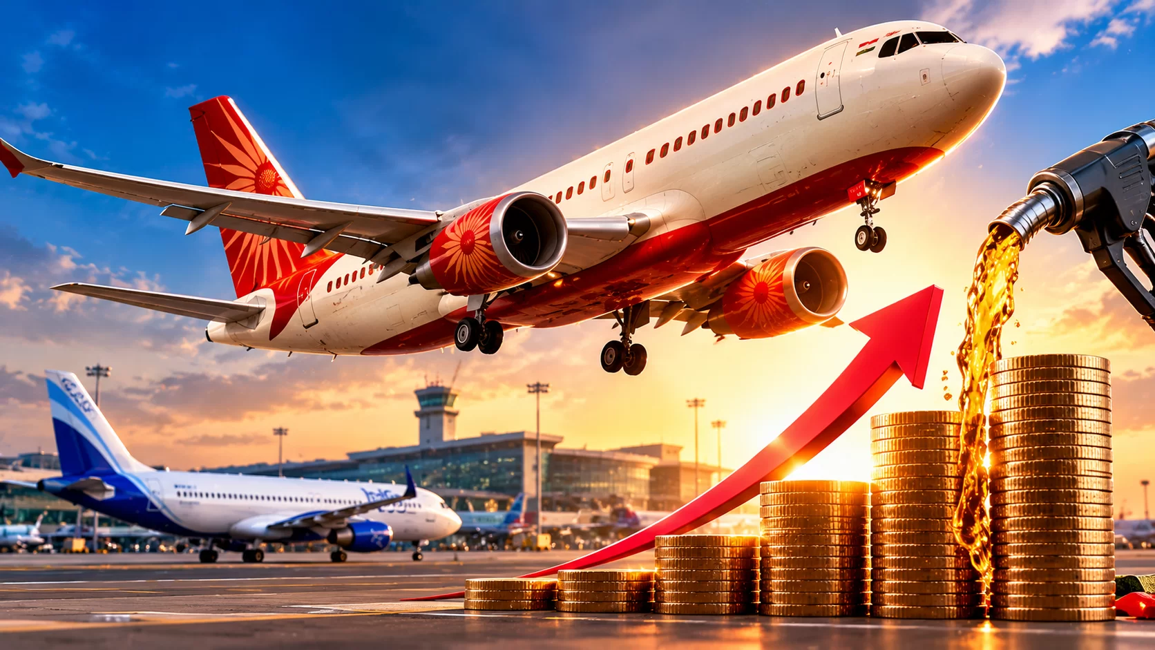 Air Indiaની ફ્લાઇટમાં મુસાફરી મોંઘી થશે: સ્થાનિક રૂટ પર ₹1,200 અને આંતરરાષ્ટ્રીય ફ્લાઇટમાં ₹17,800 સુધી ફ્યુઅલ ચાર્જ; ATFના ભાવમાં વધારાની અસર