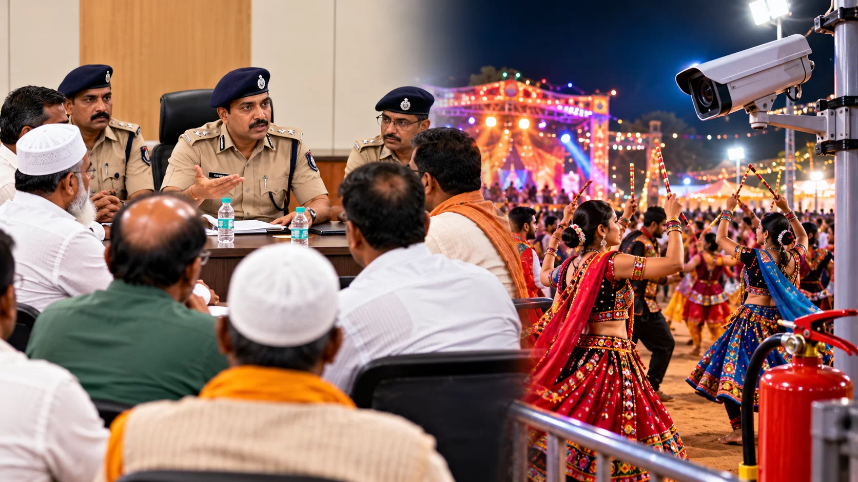 બોરસદ રૂરલ પોલીસની શાંતિ સમિતિની બેઠક, નવરાત્રીના આયોજકોને સુરક્ષા વ્યવસ્થા અંગે સૂચનાઓ