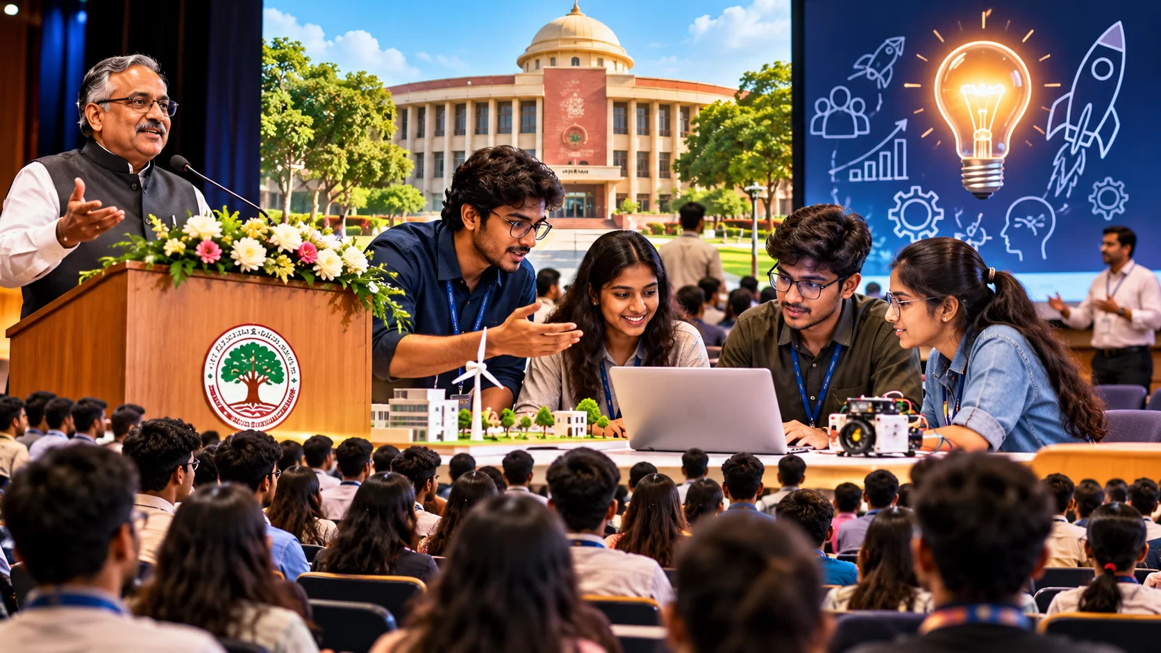 સરદાર પટેલ યુનિવર્સિટીમાં ‘નિર્માણ–૨૦૨૬’નું આયોજન, ૬૦૦થી વધુ વિદ્યાર્થીઓએ સ્ટાર્ટઅપ અને ઇનોવેશન અંગે મેળવ્યું માર્ગદર્શન