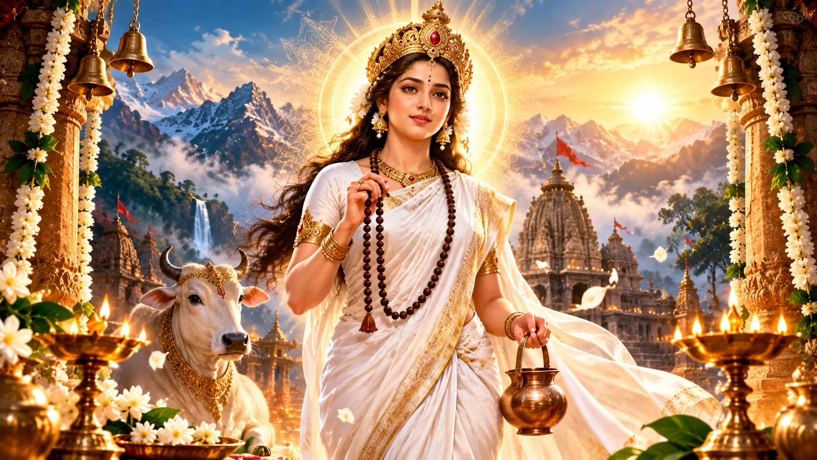શારદીય નવરાત્રિનો બીજો દિવસ આજે: મા બ્રહ્મચારિણીની પૂજાથી મળે છે સંયમ, તપ અને સફળતાની પ્રેરણા