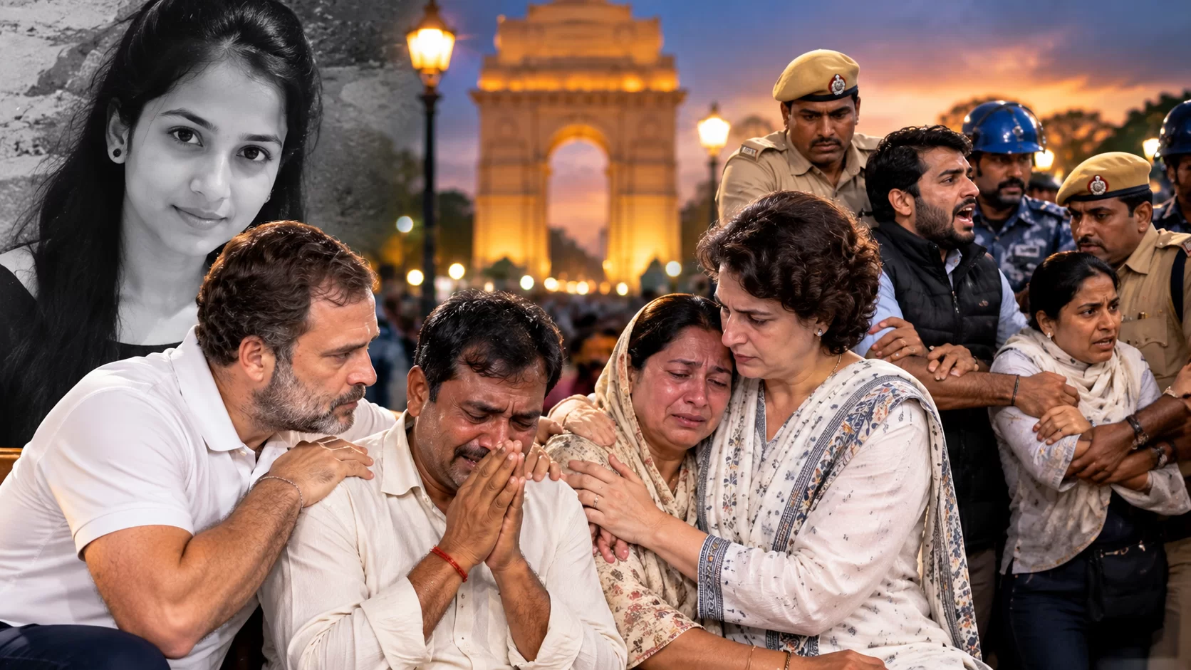 અંકિતા ભંડારી હત્યા કેસમાં ન્યાયની માંગ તેજ, દિલ્હીમાં કોંગ્રેસના નેતાઓ અને પરિવારની અટકાયત