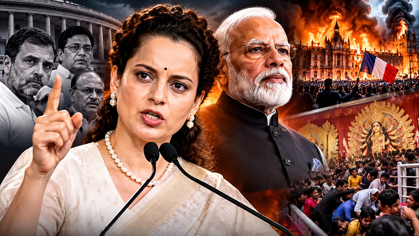 કંગના રનૌતનો વિપક્ષ પર પ્રહાર: કહ્યું- દેશને PM મોદીના મજબૂત નેતૃત્વની જરૂર
