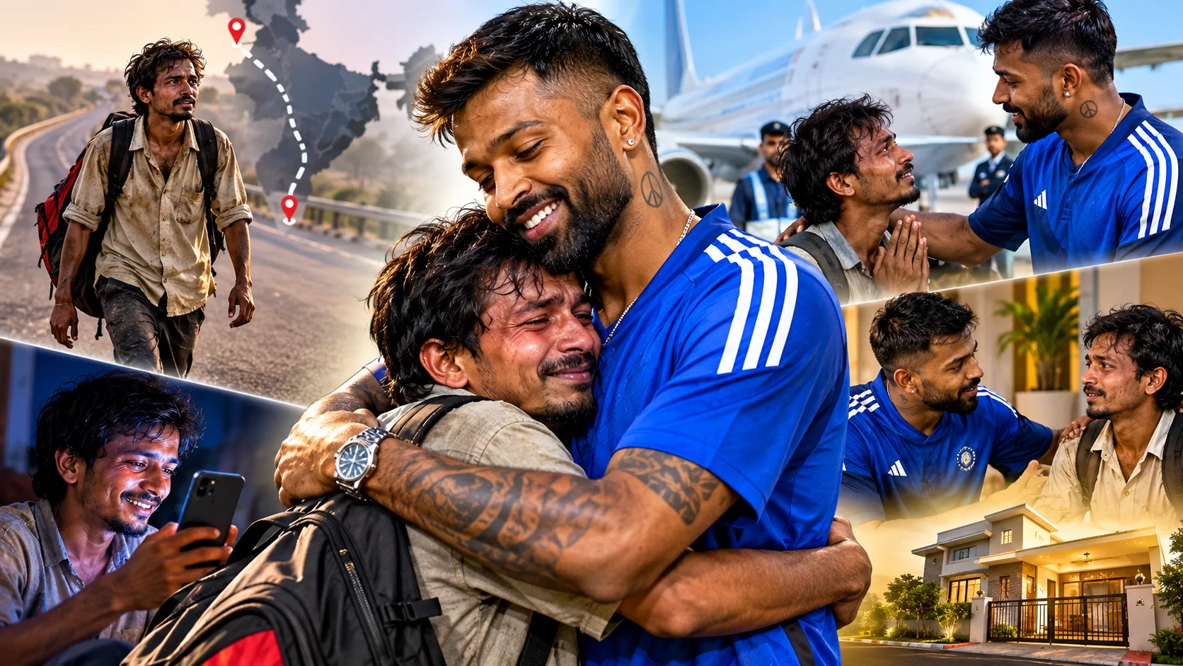 હાર્દિક પંડ્યાને મળવા 2400 કિમી પગપાળા ચાલ્યો ફેન, સંઘર્ષની કહાની સાંભળી ક્રિકેટરે કરી મદદ